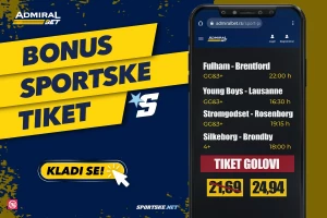 AdmiralBet i Sportske bonus tiket - Četiri goleade za kvotu 24,68